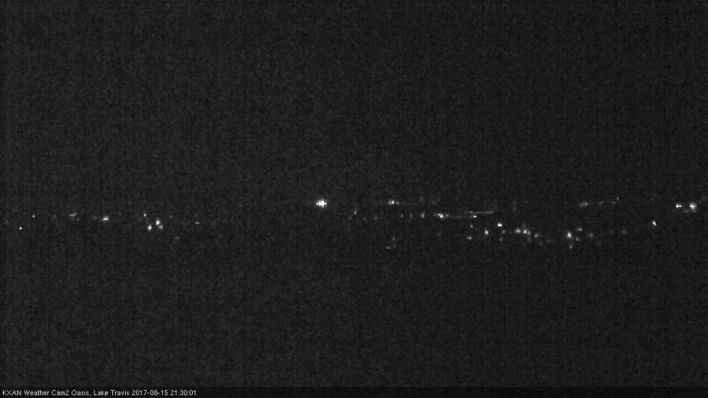 Lake Travis webcam, August 15, 2017 8:50 PM CT