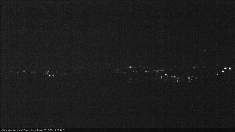 Lake Travis webcam, August 15, 2017 9:55 PM CT