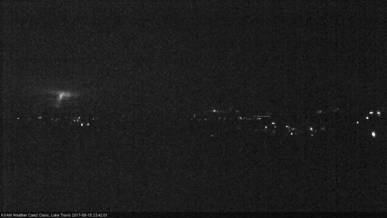 Lake Travis webcam, August 15, 2017 10:55 PM CT