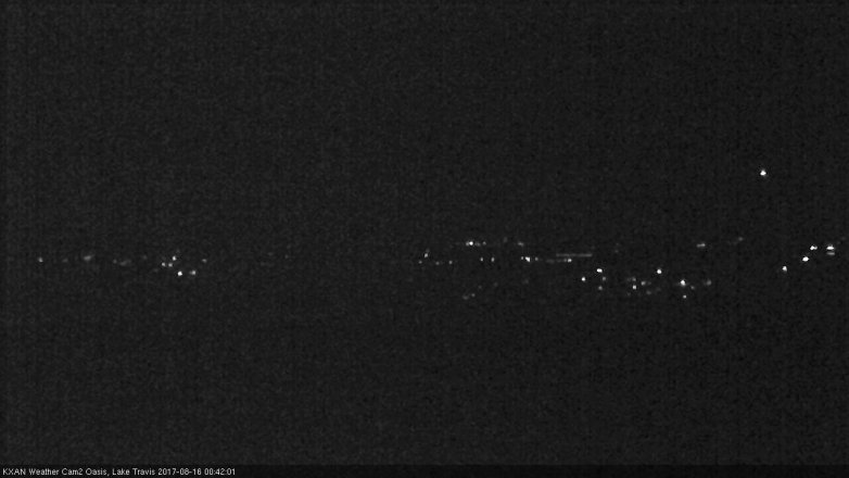 Lake Travis webcam, August 15, 2017 12:00 AM CT