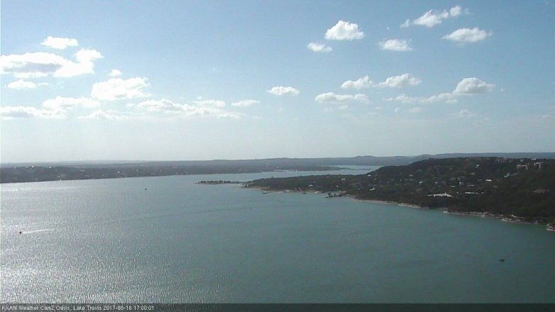 Lake Travis webcam, August 16, 2017 4:20 PM CT