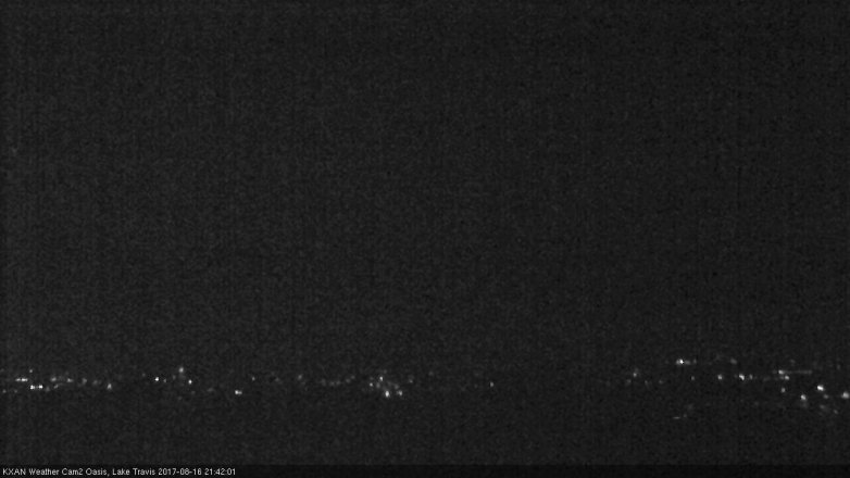 Lake Travis webcam, August 16, 2017 8:55 PM CT