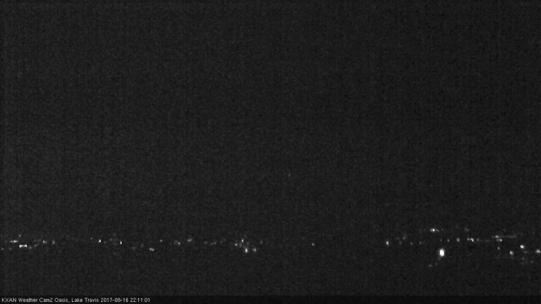 Lake Travis webcam, August 16, 2017 9:20 PM CT