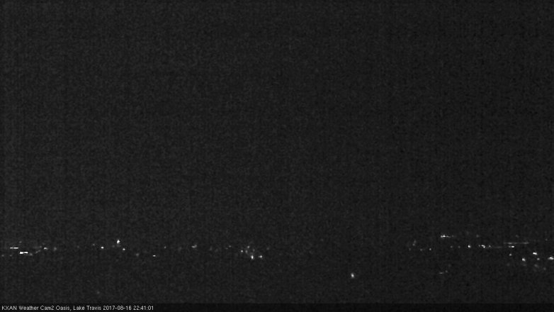 Lake Travis webcam, August 16, 2017 10:10 PM CT