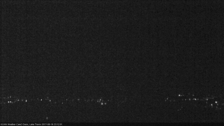Lake Travis webcam, August 16, 2017 10:25 PM CT