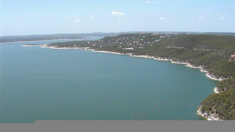 Lake Travis webcam, August 17, 2017 1:05 PM CT