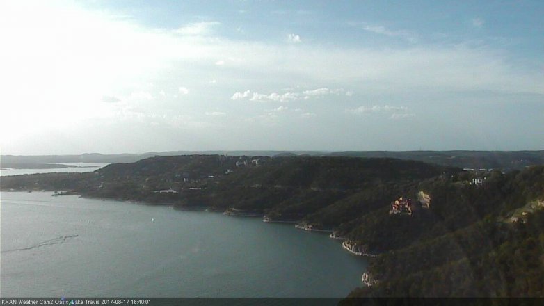 Lake Travis webcam, August 17, 2017 5:55 PM CT