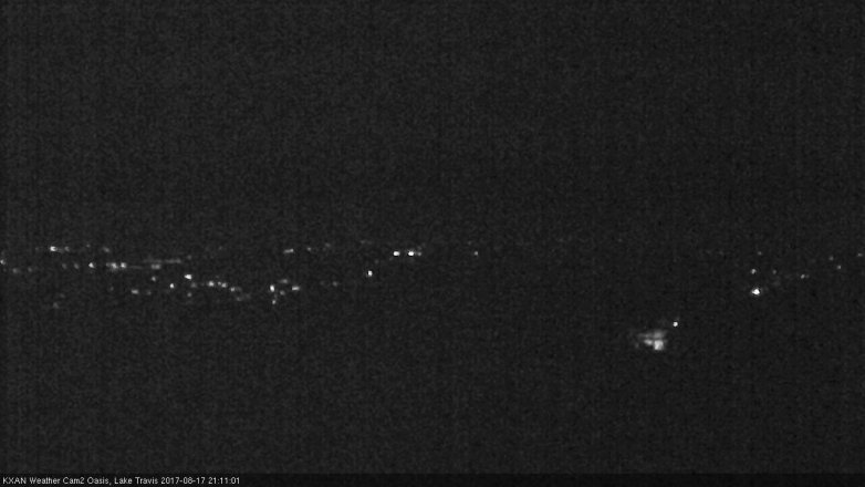 Lake Travis webcam, August 17, 2017 8:15 PM CT