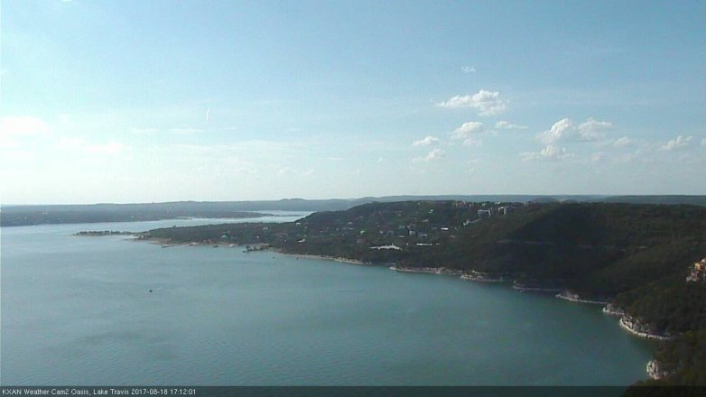 Lake Travis webcam, August 18, 2017 4:20 PM CT