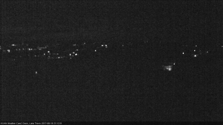 Lake Travis webcam, August 18, 2017 8:35 PM CT