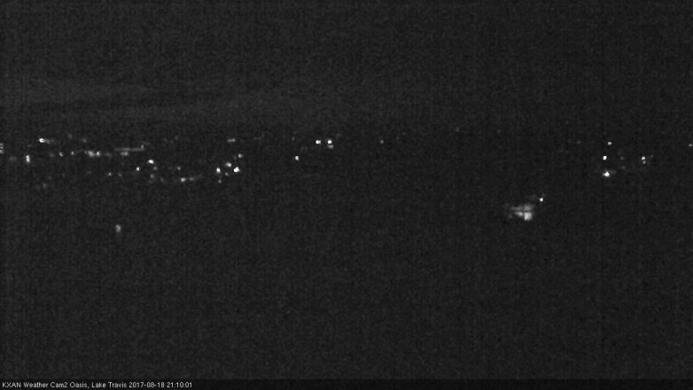 Lake Travis webcam, August 18, 2017 8:40 PM CT