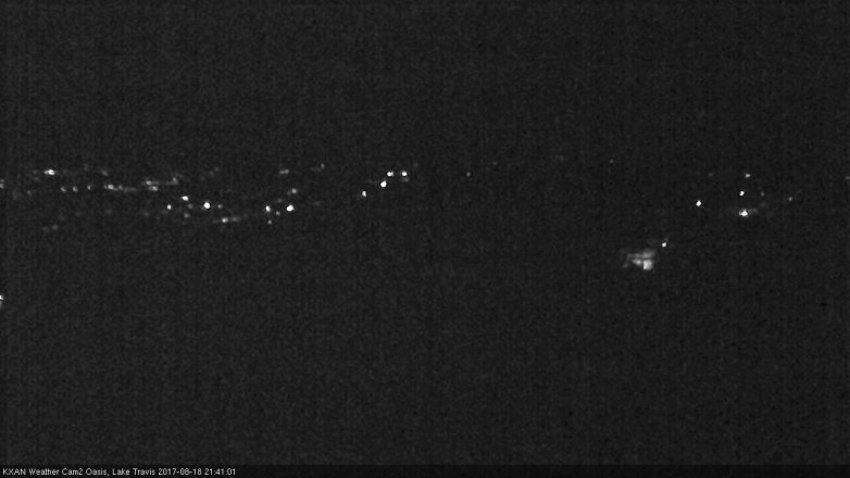 Lake Travis webcam, August 18, 2017 8:50 PM CT
