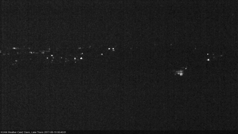 Lake Travis webcam, August 18, 2017 12:00 AM CT