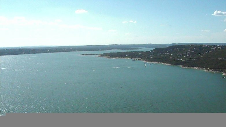 Lake Travis webcam, August 19, 2017 4:00 PM CT