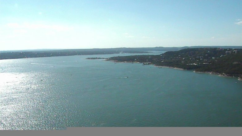 Lake Travis webcam, August 19, 2017 4:40 PM CT