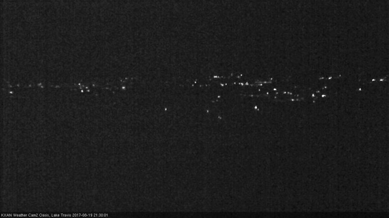 Lake Travis webcam, August 19, 2017 8:35 PM CT
