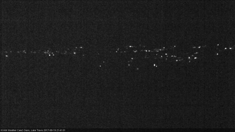 Lake Travis webcam, August 19, 2017 9:10 PM CT