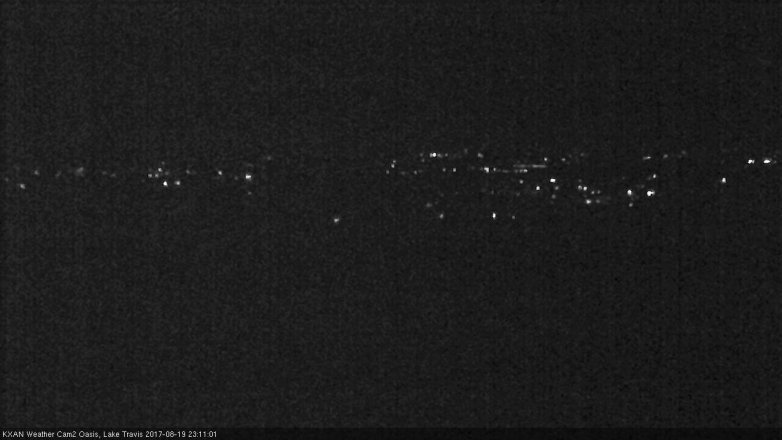Lake Travis webcam, August 19, 2017 10:35 PM CT
