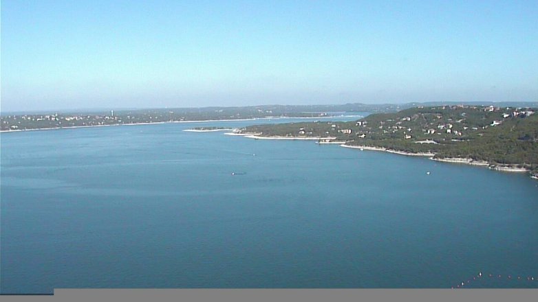 Lake Travis webcam, August 20, 2017 9:15 AM CT