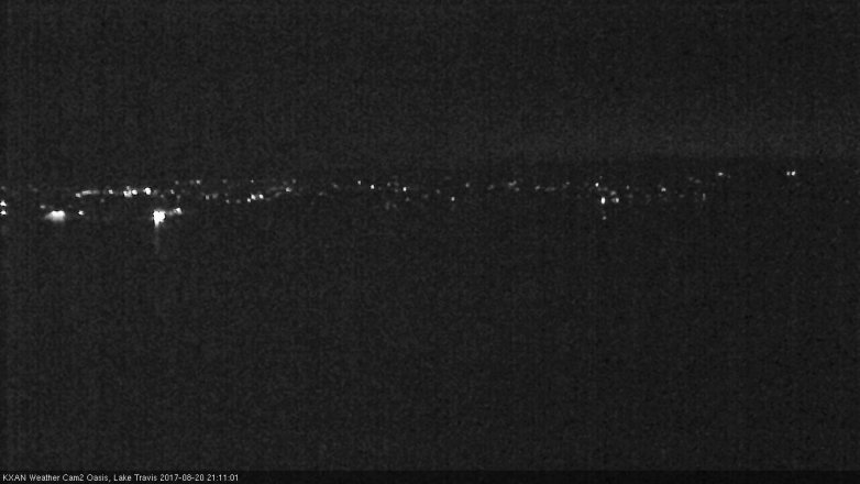Lake Travis webcam, August 20, 2017 8:40 PM CT