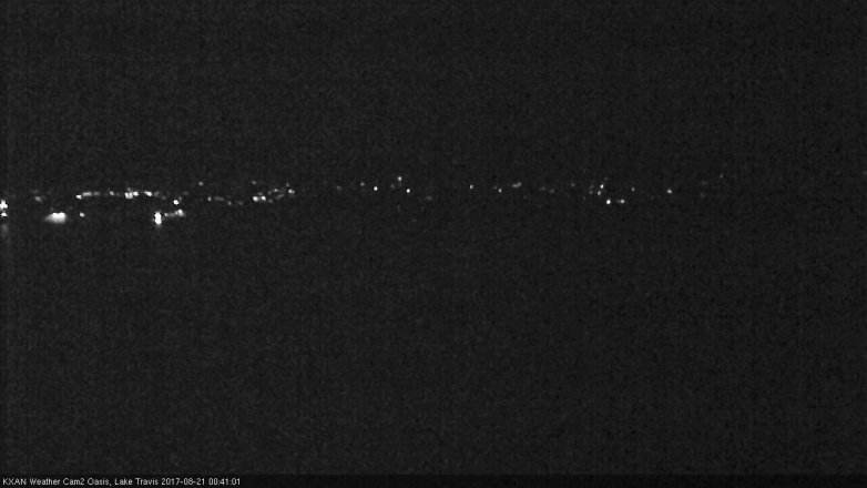Lake Travis webcam, August 20, 2017 12:00 AM CT
