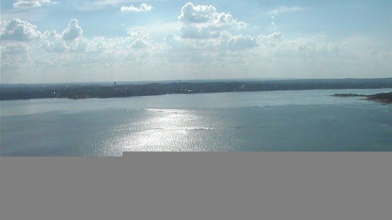 Lake Travis webcam, August 21, 2017 4:35 PM CT