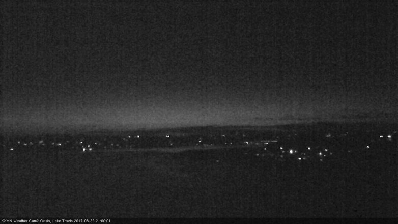 Lake Travis webcam, August 22, 2017 8:15 PM CT