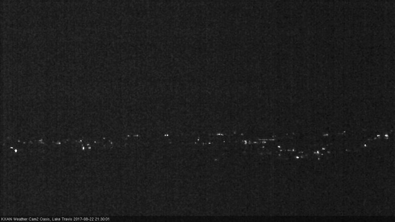 Lake Travis webcam, August 22, 2017 8:40 PM CT