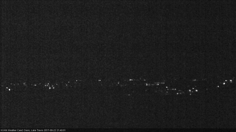 Lake Travis webcam, August 22, 2017 8:50 PM CT