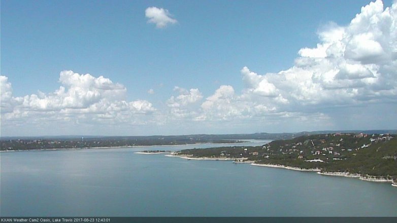 Lake Travis webcam, August 23, 2017 11:55 AM CT