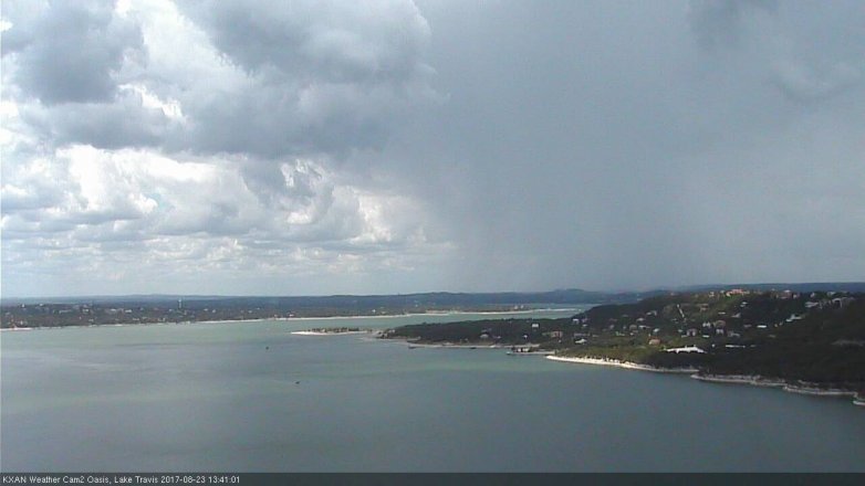 Lake Travis webcam, August 23, 2017 1:10 PM CT