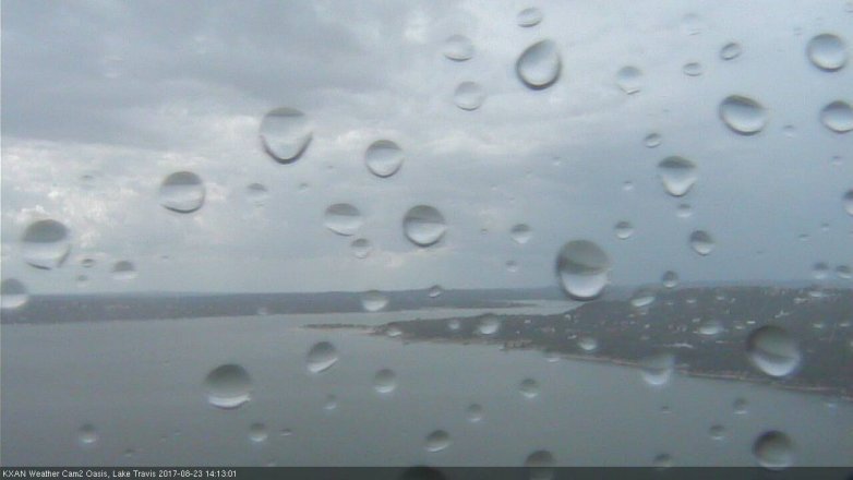 Lake Travis webcam, August 23, 2017 1:35 PM CT