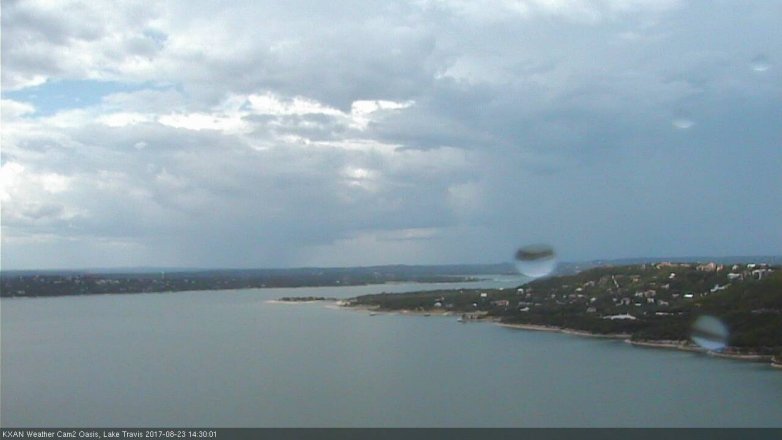 Lake Travis webcam, August 23, 2017 1:50 PM CT