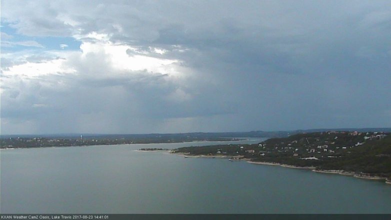 Lake Travis webcam, August 23, 2017 2:00 PM CT