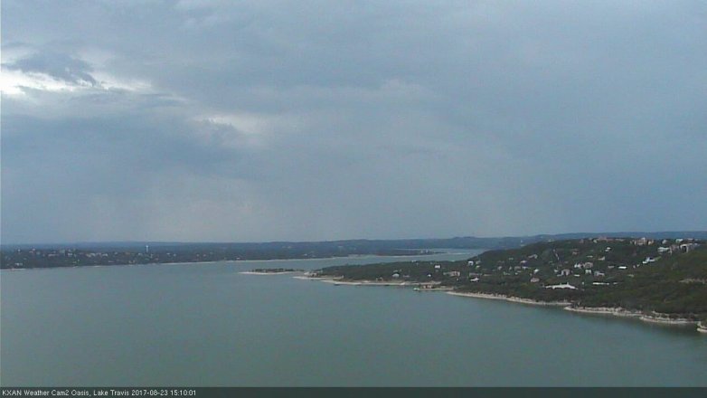 Lake Travis webcam, August 23, 2017 2:15 PM CT
