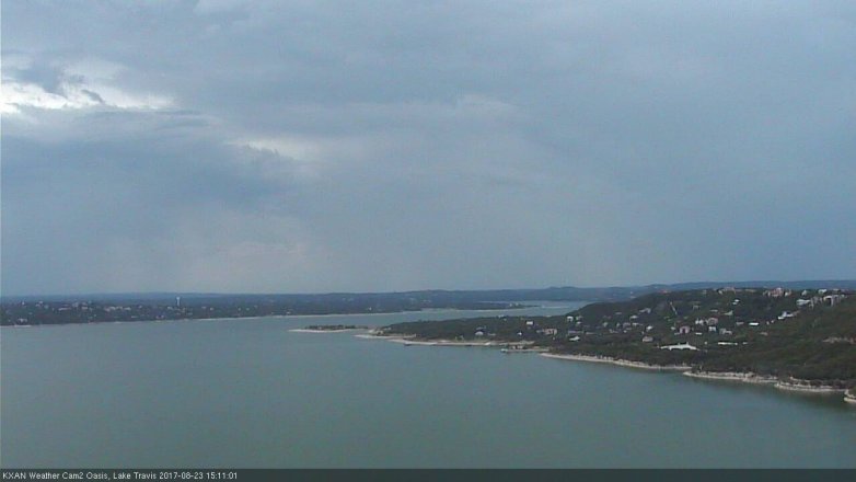 Lake Travis webcam, August 23, 2017 2:30 PM CT
