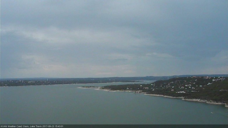 Lake Travis webcam, August 23, 2017 2:50 PM CT