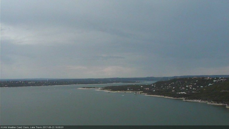 Lake Travis webcam, August 23, 2017 3:10 PM CT