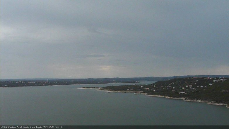 Lake Travis webcam, August 23, 2017 3:25 PM CT