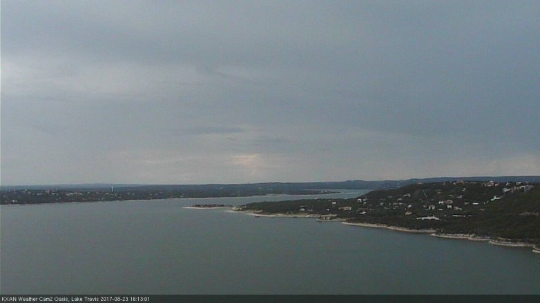 Lake Travis webcam, August 23, 2017 3:45 PM CT