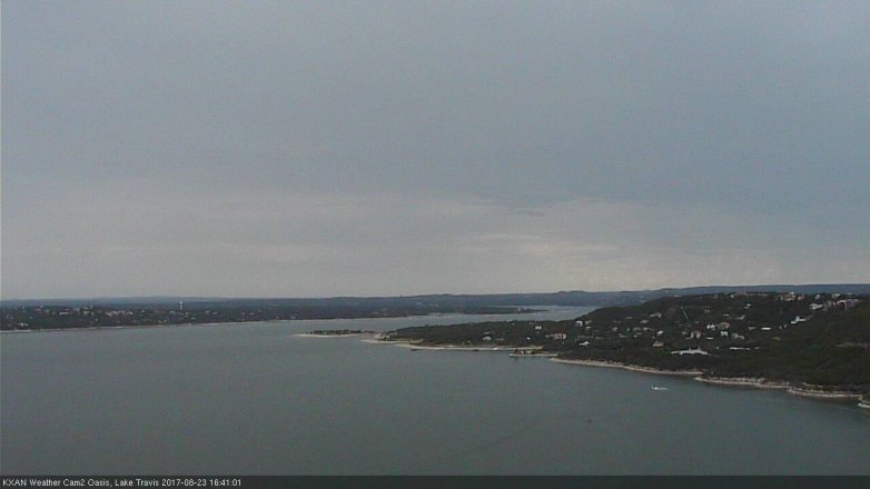 Lake Travis webcam, August 23, 2017 3:50 PM CT