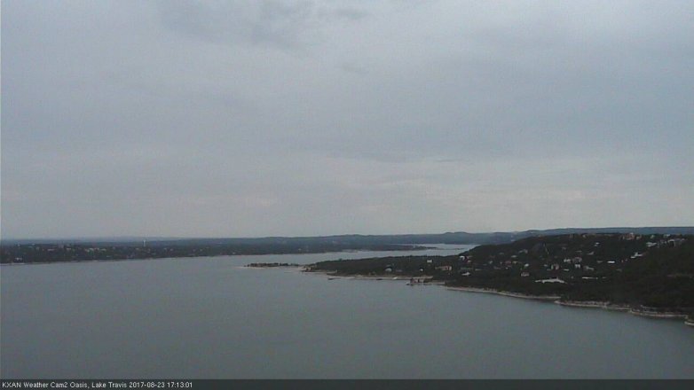 Lake Travis webcam, August 23, 2017 4:35 PM CT