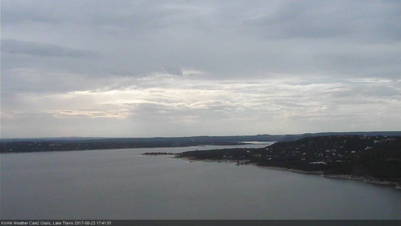 Lake Travis webcam, August 23, 2017 4:55 PM CT