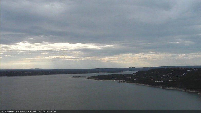 Lake Travis webcam, August 23, 2017 5:20 PM CT