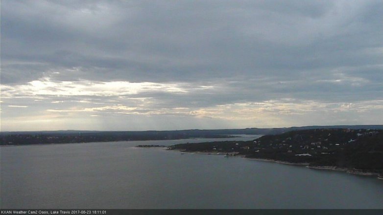 Lake Travis webcam, August 23, 2017 5:40 PM CT