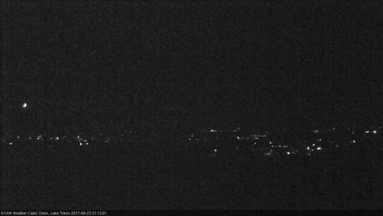 Lake Travis webcam, August 23, 2017 8:45 PM CT