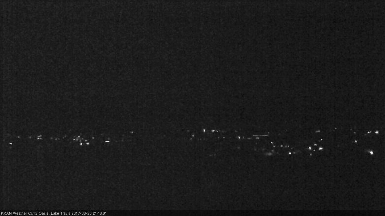 Lake Travis webcam, August 23, 2017 8:55 PM CT