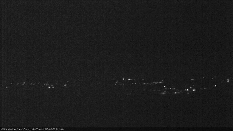 Lake Travis webcam, August 23, 2017 9:25 PM CT