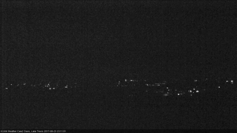 Lake Travis webcam, August 23, 2017 10:25 PM CT