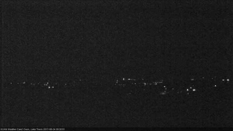 Lake Travis webcam, August 23, 2017 12:00 AM CT